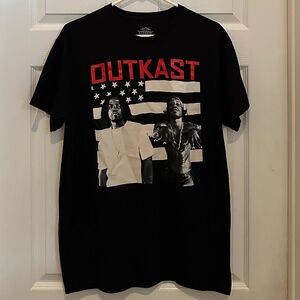 Outkast Graphic Black Men's Cotton Short Sleeve T-Shirt Size Medium